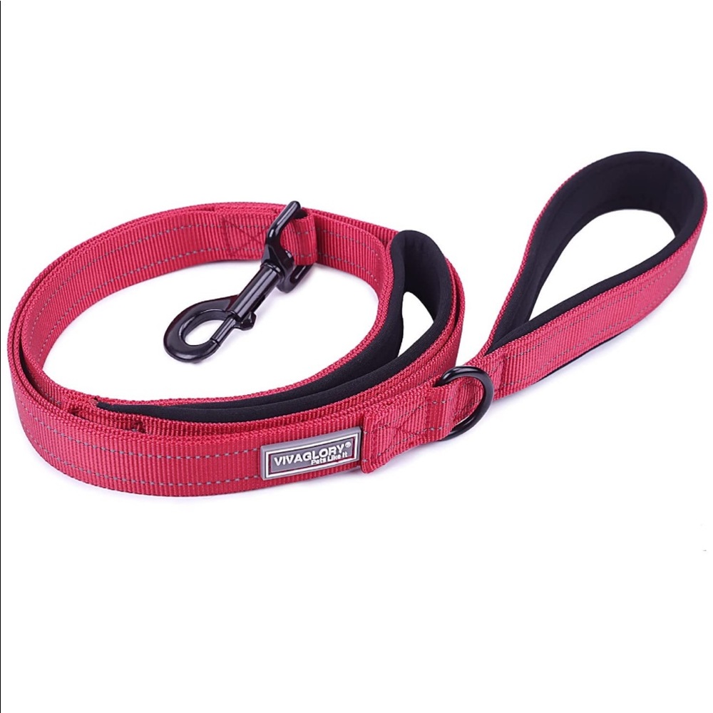 Vivaglory Dog Training Leash with 2 Padded Handles, Heavy Duty 6ft. New w/ tags